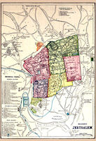 Map - 19th Century Jerusalem