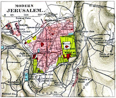 Map Jerusalem 1911 S 