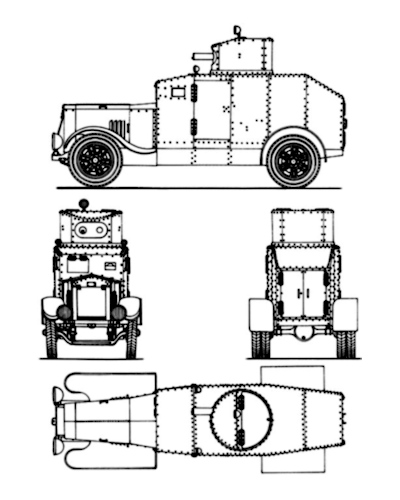 Armored car model 92 (1932) OSAKA