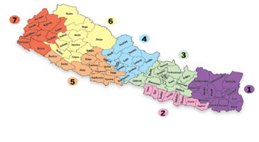 Nepal Map - 2015