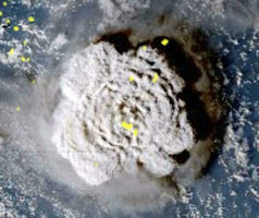 Hunga Tonga-Hunga Ha'apai underwater volcano