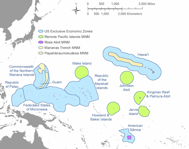 Map of Oceania