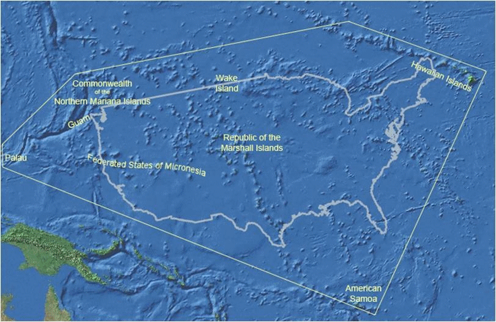 Map of Oceania