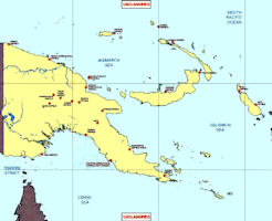 Papua New Guinea Map
