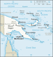 Papua New Guinea Map