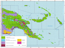 Papua New Guinea Map