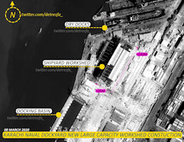Karachi naval dockyard