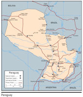 Paraguay Map