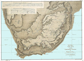 South Africa Map - 1905