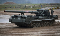 2S7M Malka 203-mm Self-Propelled Gun