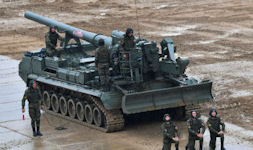 2S7M Malka 203-mm Self-Propelled Gun