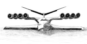 KM / KASP-B Caspian Sea Monster Ekranoplan