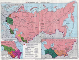 Russian History Map - 1922 Partition