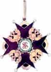 Star of the order of [sv].[Stanislava] of the I- degree of the dark enamel