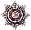 Star of Alexander [Nevskiy]'s order SV with the crown, decorated with the diamonds