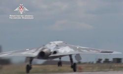 Sukhoi S-70 Okhotnik-B - First Flight