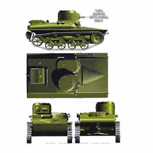 T-37A 1933 Amphibious Tank