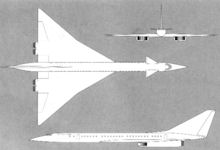 Tupolev Tu-135 Supersonic passenger aircraft