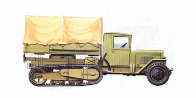 NATI-52  / ZIS-42 semi-tracked truck