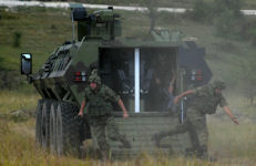 >Lazar-2 BTR-SR-8808 mine resistant ambush protected vehicle