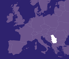 Serbia Location Map