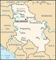 Serbia Small Map