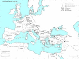 Map - Roman Empire 60 AD