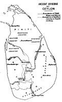 Ceylon History Map - 