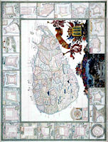 Ceylon History Map - 