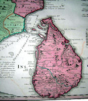 Ceylon History Map - 