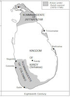 Ceylon History Map - 