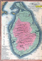 Ceylon History Map - 