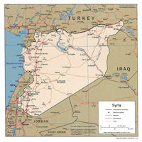 Syria Map - Political
