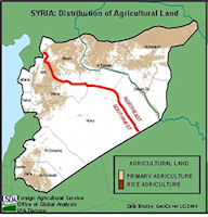 Syria Map - Agricultural Land