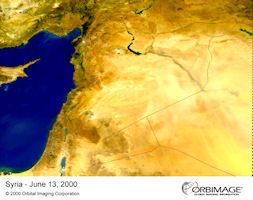Syria Satellite Image