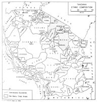 Tanzania Map