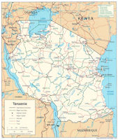 Tanzania Map