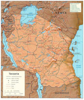 Tanzania Map