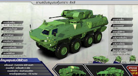 Panus R 600 type 8 X 8 Wheel Armored Vehicle