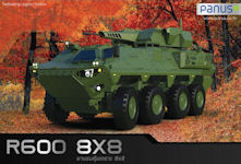 Panus R 600 type 8 X 8 Wheel Armored Vehicle