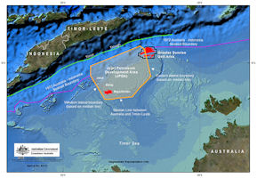 Timor Sea Map