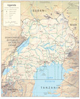 Uganda Map