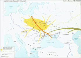 250 AD - Ukraine History Map