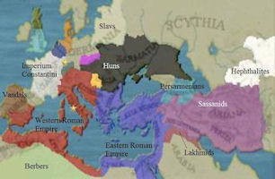 410 AD - Ukraine History Map