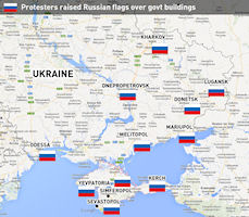 Pro-Russian demonstrations 