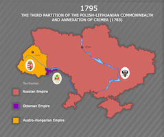 Ukraine Map - 1795