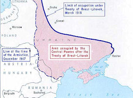 Ukraine Map - 1918