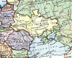 Independent Ukrain 1919 - Ukraine Map