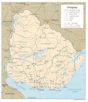 Uruguay Map