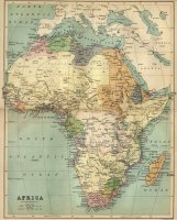 Africa Map - 1885